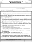 Form St-121 - Exempt Use Certificate