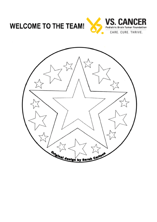 Star Coloring Sheet Printable pdf