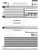 Fillable Form 5558 - Application For Extension Of Time To File Certain Employee Plan Returns Printable pdf
