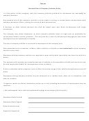 Sample Personal Use Of Company Vehicles Policy Template