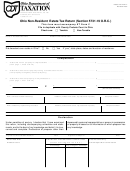 Estate Tax Form 4 - Ohio Non-resident Estate Tax Return - 2000