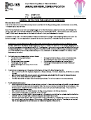 Form Rd-105 - Annual Business License Application Printable pdf