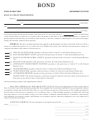 Form Dos 1536-a - Bond - New York Department Of State