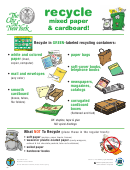 Recycle Mixed Paper & Cardboard! Printable pdf