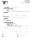 Catering Agreement Template Printable pdf