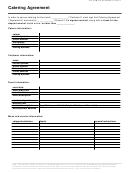 Sample Catering Agreement Template
