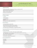 Conflict Resolution Plan Template