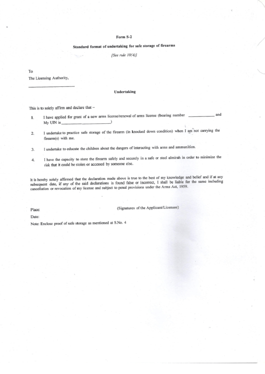 Form F-A-16/03 - Affidavit Printable pdf
