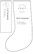 Cut-out Boot Template