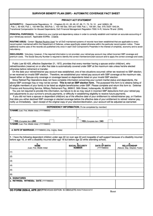8 Dd Form 2656 Templates Free To Download In PDF