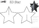 3d Star Template