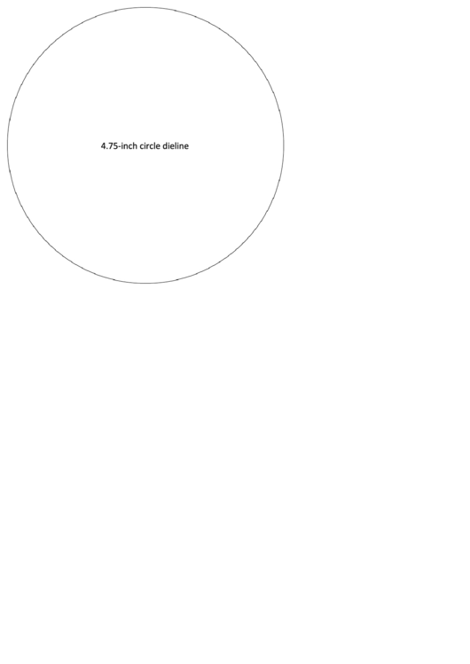 4.75-Inch Circle Dieline Printable pdf