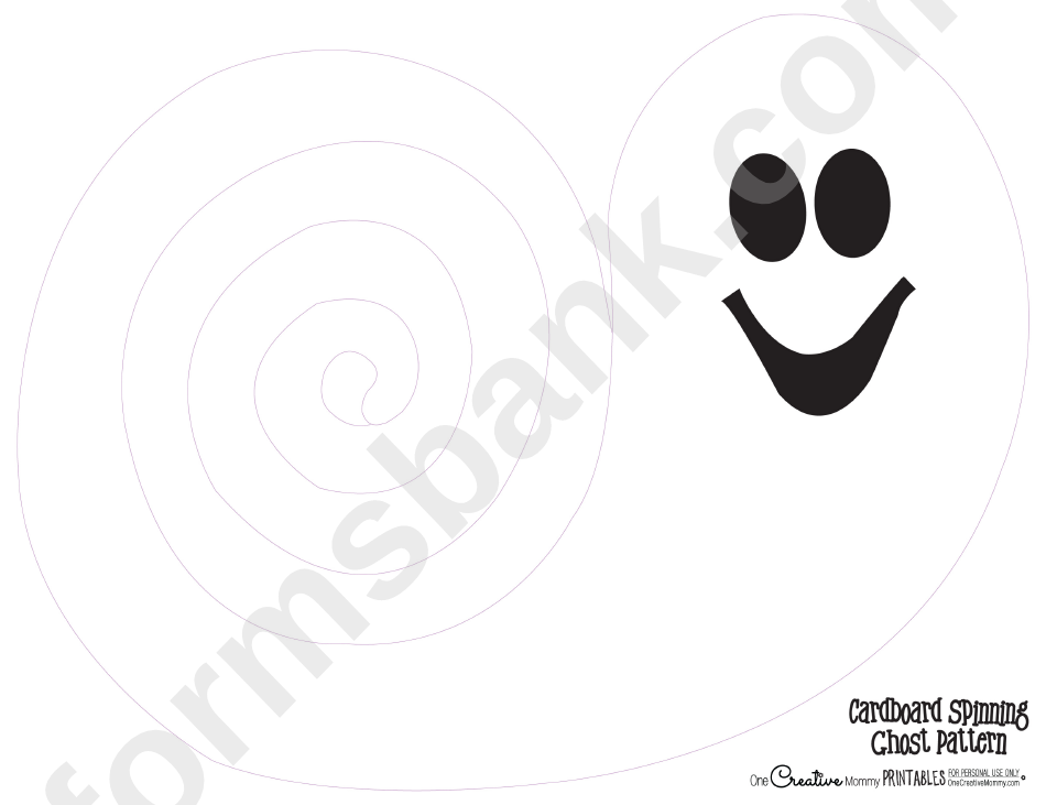 Spinning Ghosts Pattern Template