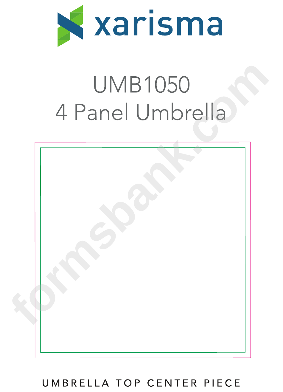 4 Panel Umbrella Template