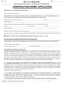 Construction Permit Application - City Of Oxnard Development Services