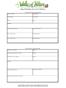 Dog Walking Service Contract Template Printable pdf