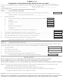 Form L-2-c - Computation Of Nonresident Taxable Income