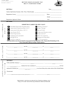 Form 71a101 - Motor Vehicle Usage Tax Multi-purpose Form