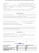 Post-accident Alcohol And Drug Test Documentation Form