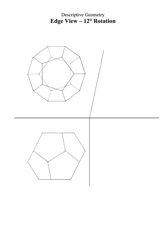 Dodecahedron Template For Various Views