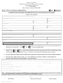 Auto Title Company Application - Louisiana Department Of Public Safety And Corrections