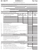 Schedule 3 - Battle Creek City Income Tax - State Of Michigan