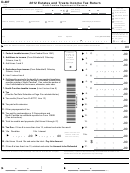 Form D-407 Web - Estates And Trusts Income Tax Return - 2012