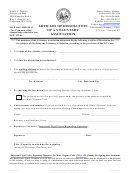 Form Va-3 - Articles Of Dissolution Of A Voluntary Association - West Virginia Secretary Of State