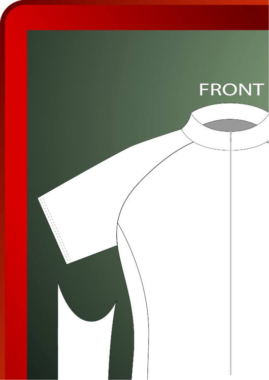Cycling Jersey Template Printable pdf