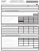 Virginia Form 500c - Underpayment Of Virginia Estimated Tax By Corporations - 2010