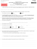 Form Fc-1 - Application For Certificate Of Authority For Foreign Corporation