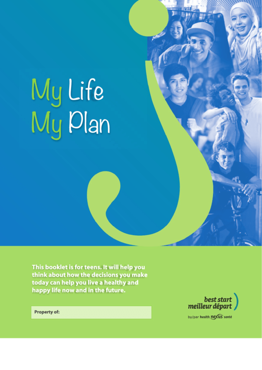 Life Plan Template Printable pdf