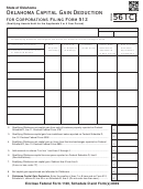 Form 561c - Oklahoma Capital Gain Deduction - 2015