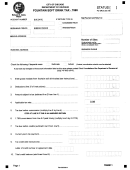 Form 7590 - Fountain Soft Drink Tax Printable pdf