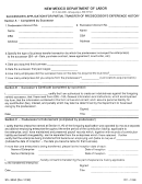 Form Es-963a - Successor's Application For Partial Transfer Of Predecessor's Experience History - New Mexico Department Of Labor