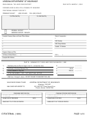 Form E-fraternal - Annual Tax And Fees Report - Arizona Department Of Insurance - 2000