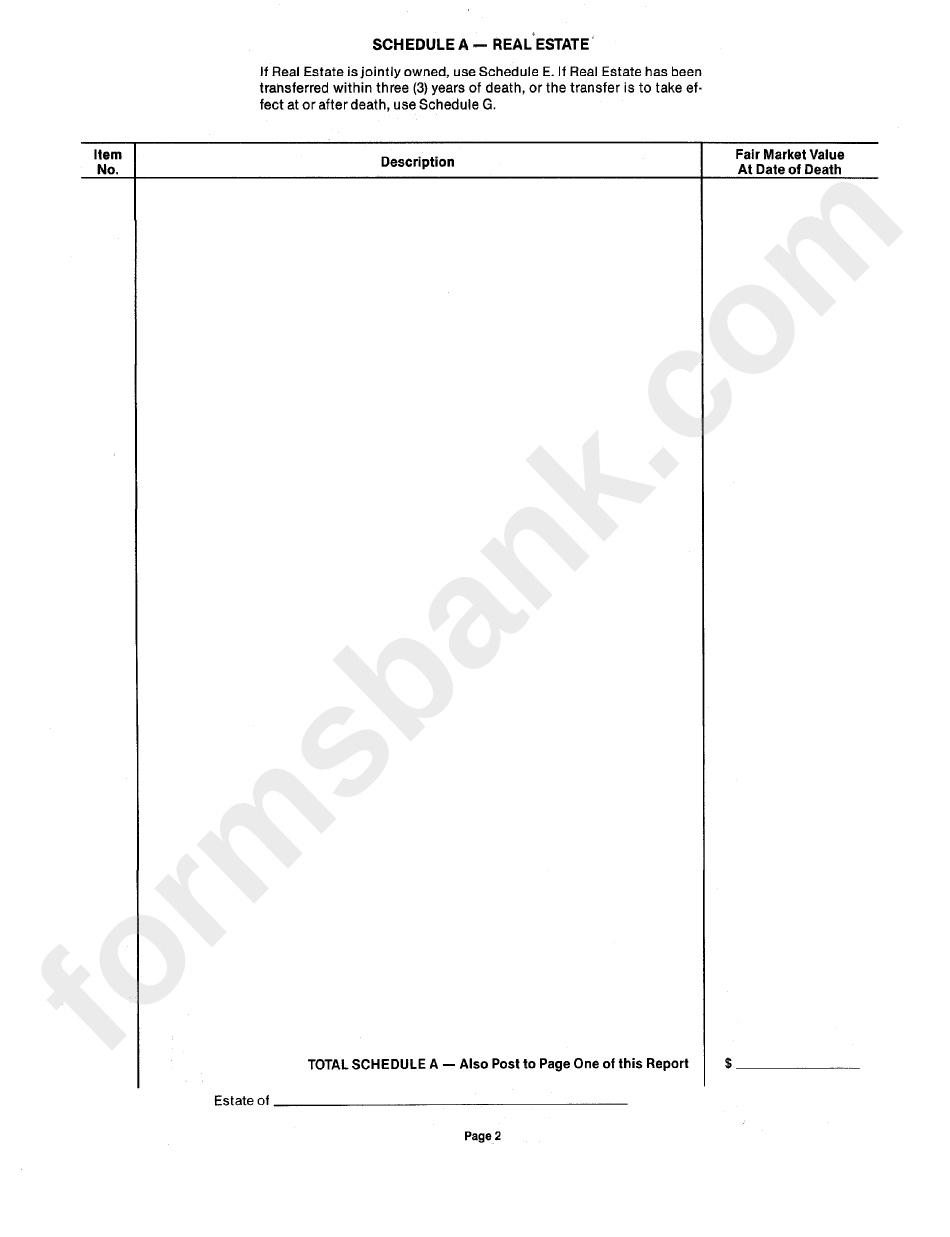 Form Inh-1 - Inventory And Appraisement - Montana District Court