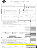 Individual Income Tax Return - City Of Sidney - 2015