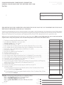 Form S-013 - Concessionaire/temporary Permittee Annual Sales And Use Tax Return - Wisconsin Department Of Revenue -1999