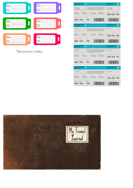 Boarding Pass Template Printable pdf