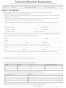 Transient Merchant Registration - Wisconsin