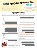 Fillable Family Communications Plan For Kids Printable pdf