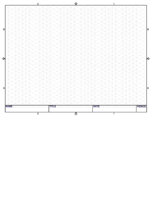 Isometric Graph Paper Printable pdf