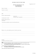 Form Cv-c-054 - Informal Proof Of Debt Form