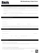 Fillable Ira Beneficiary Claim Form Printable pdf