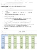Paper Airplane Experiment Environmental/physical Science Printable pdf