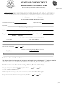 Application For Long Term Seed Oyster Transplant (relay) License I-b For Prohibited And Conditionally Restricted-relay (closed) Areas - State Of Connecticut