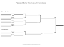 Pinewood Derby Tournament Bracket Template - Two Lanes