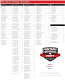 2v's Fantasy Football Cheat Sheet