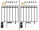 Farkle Score Sheet Template